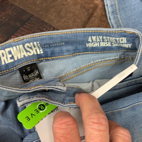 Sz3 Rewash High Rise Skinny Jeans NWT - Picture 5 of 7